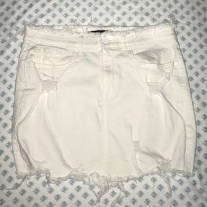 White Jean EXPRESS Skirt